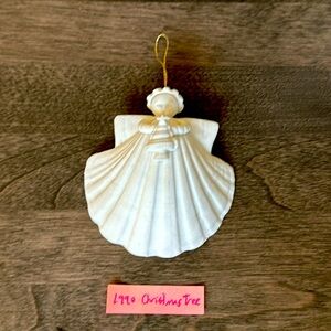 Margaret Furlong 1990 Porcelain “Christmas Tree” Angel Christmas Ornament